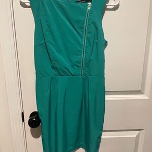 Teal/green mini dress